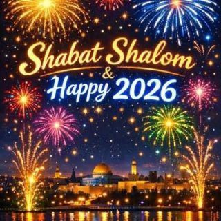 ✨🕯️ Šabat Šalom & Šťastný Nový Rok 2026! 🎉✨ 🌟 Ať tento požehnaný čas odpočinku a nový začátek roku 2026 přinese do vašich...